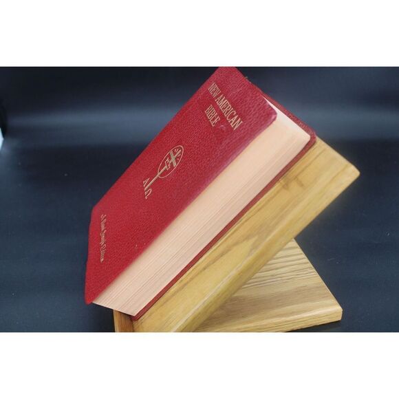 New American Bible- Red- Giant Print- Color Illustra- Saint Joseph Edition- EUC - Picture 4 of 9